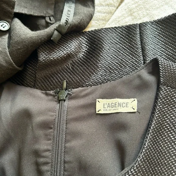 L'Agence black fitted dress sz 6 - Picture 11 of 17